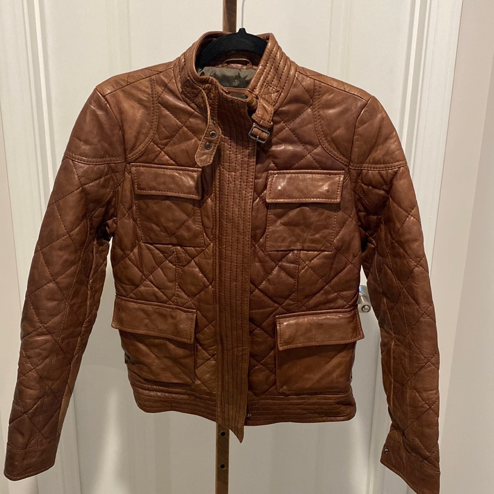 Eddie Bauer Brown Leather Jacket